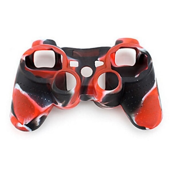 Silikonegreb til controller, Playstation 3, Camouflage Red