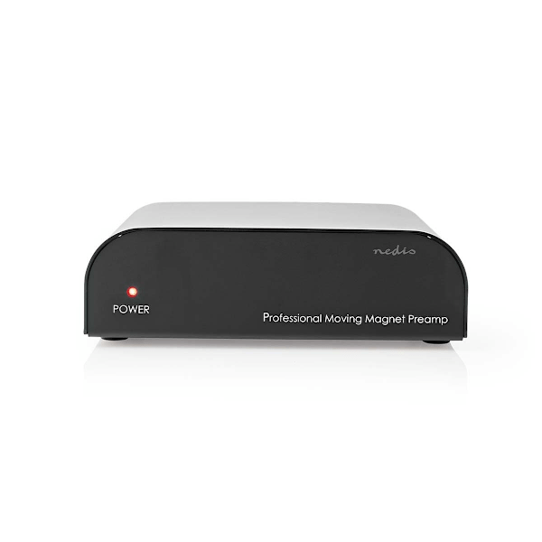 Nedis Forforstærker | Tilslutninger indgang: 1x RCA | Tilslutninger udgang: 1x RCA | 2 Kanaler | Phono / Pladespiller | Automatisk | Sort