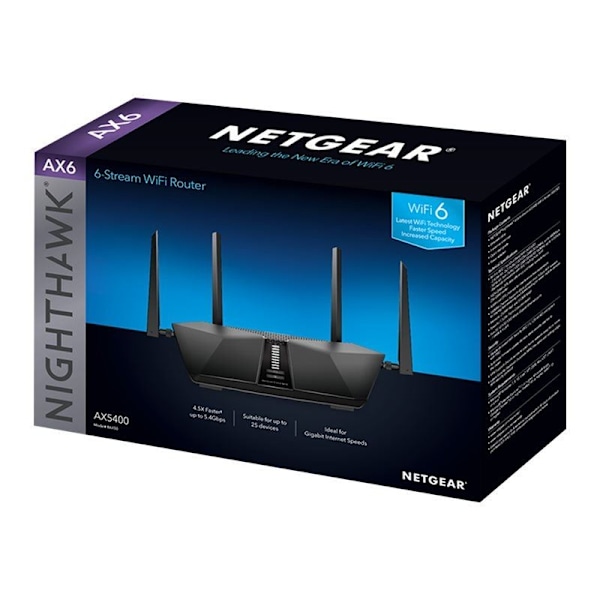 Netgear RAX50-100EUS AX5400 WIFI 6 ROUTER
