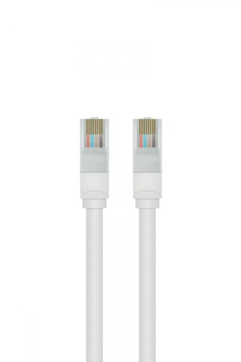 QNECT UTP liitäntäkaapeli CAT 5e, 1m, valkoinen