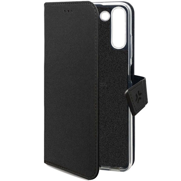 Celly Wally Wallet Case Galaxy S24+ 5G Svart Svart