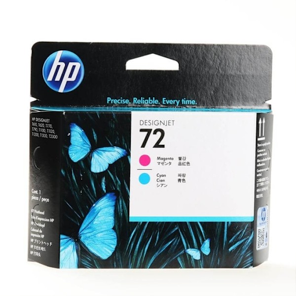 HP Skrivarhuvud C9383A 72 Cyan/Magenta