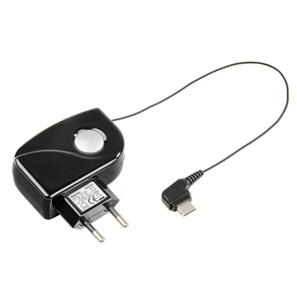 Hama Laddare 220V MicroUSB Rollup Svart