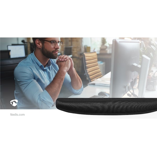 Nedis Gel Keyboard Wrist Pad | Lycra / PU | Ja