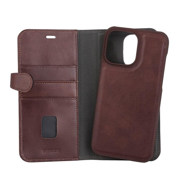 BUFFALO Mobilcover iPhone 14 Pro Max Brown Brun