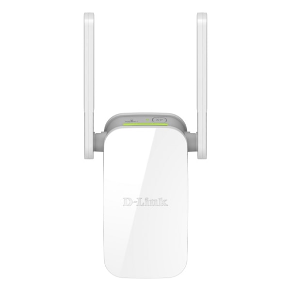 dlink WiFi Range Extender DualBand Gbit 2 powerful antennas white Vit