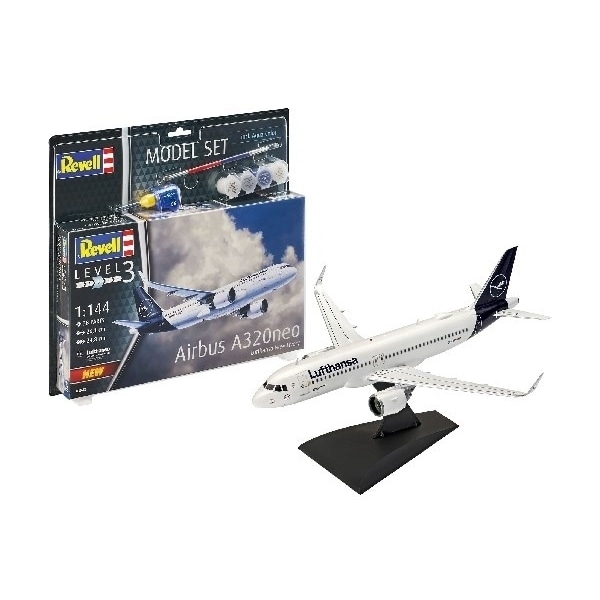 Revell 1:144 Model Set Airbus A320 Neo 'Lufthansa