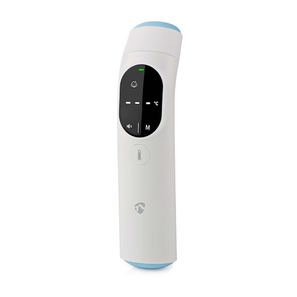 Nedis SmartLife Infraröd Termometer | LED Display | Öra / Pannan | Vit