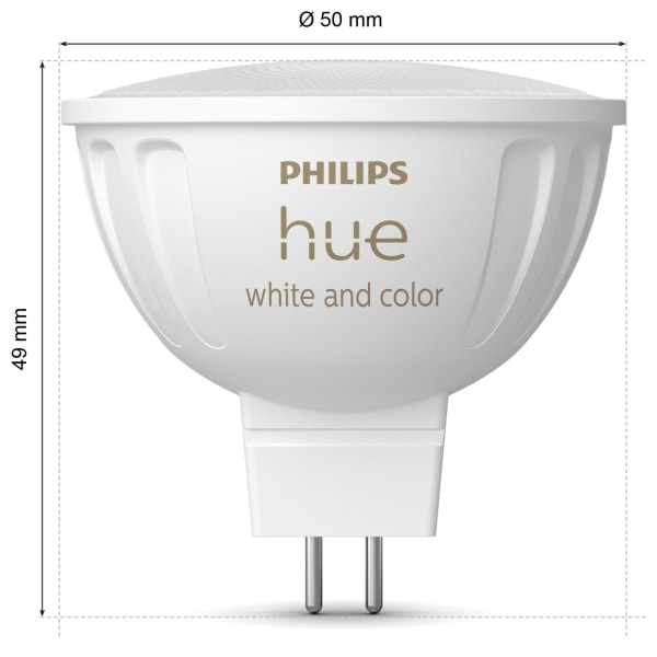 Philips Hue White Color Ambiance GU5.3 MR16 12V 400lm 1-pack