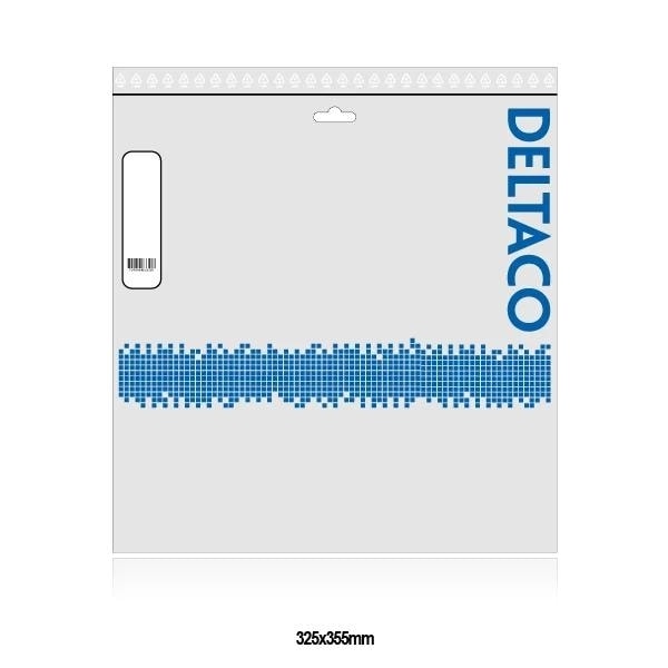 DELTACO U/UTP Cat6a laitekaapeli, LSZH, 20m, musta