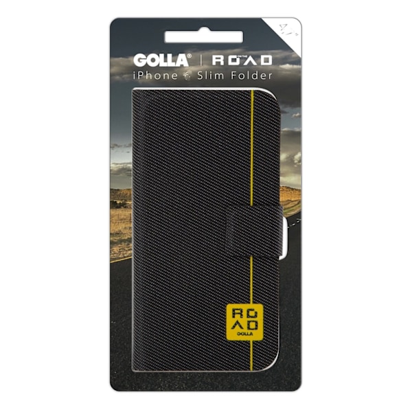 Golla ROAD Wallet Slim iPhone 6/6s PLUS Sort G1746 Svart