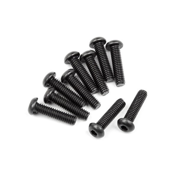 HPI Button Head Screw M2.5X10Mm (Hex Socket/10Pcs)