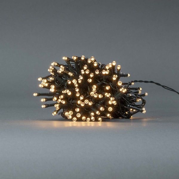 Nedis Julbelysning | Sträng | 192 LED's | Varm Vit | 14.40 m | Ljuseffekter: 7 | Inomhus eller Utomhus | Batteridriven