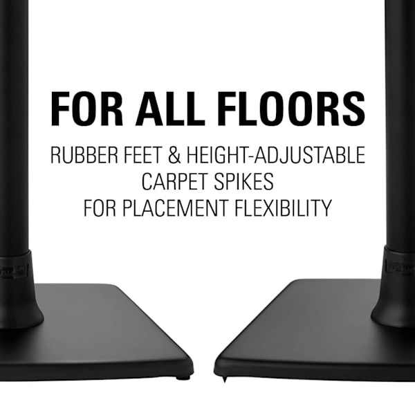 SANUS Floor Stand for Sonos One SL Play:1 Play:3 Single Black