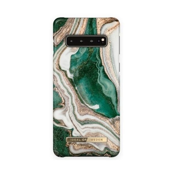 iDeal of Sweden Skal Samsung Galaxy S9 Plus  Golden Jade Marble Flerfärgad
