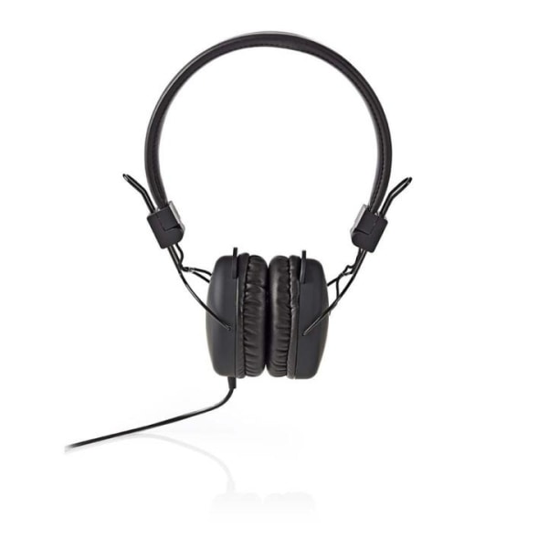 Hovedtelefoner med kabel | On-ear | Foldbar | 1,2 m rundt kabel Svart