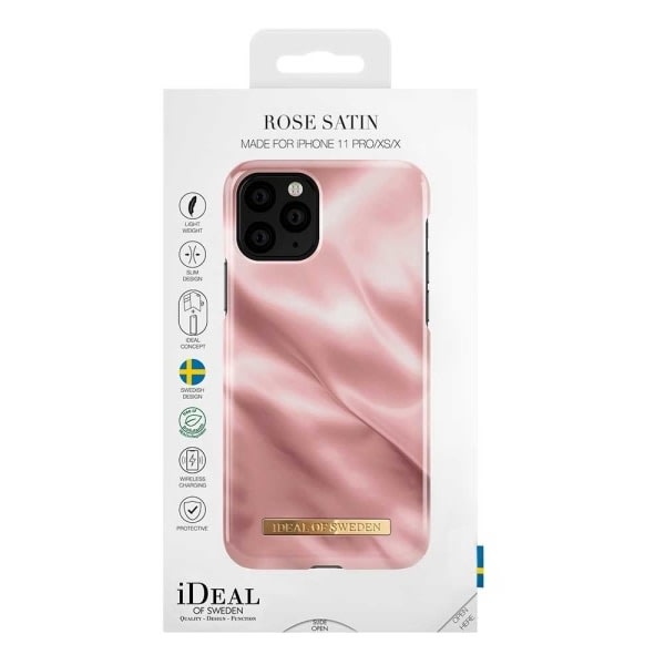 iDeal Fashion Case iPhone 11 Pro, Rose Satin Rosa