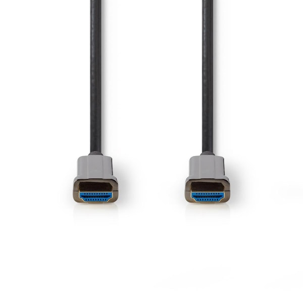 Nedis Aktiivinen Optinen Ultra High Speed HDMI-Kaapeli jossa Ethernet | HDMI™ liitin | HDMI™ liitin | 8K@60Hz | 48 Gbps | 10.0 m | Pyöreä | PVC | Must