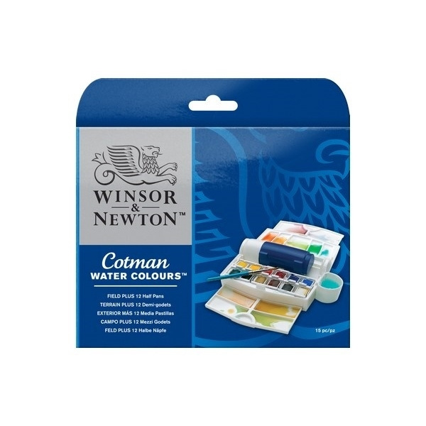 WINSOR Cotman watercolour field box plus