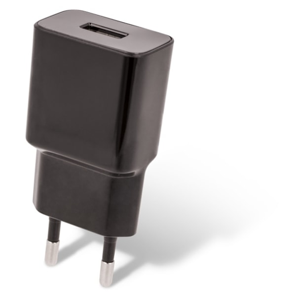 Maxlife USB-snabbladdare MXTC-01, med fast Charge, 2,1A, svart Sort