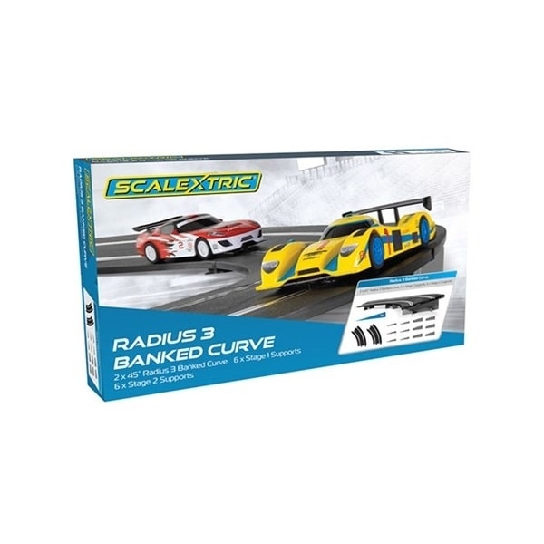 Scalextric 2st Rad 3 lutad kurva 45°