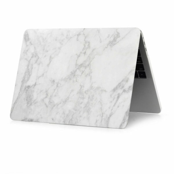 Hårdplastskal til MacBook Air 11\" A1370/A1465, Marmor (Hvid)