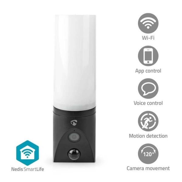 Nedis SmartLife udendørskamera | Wi-Fi | Omgivende lys | Full HD