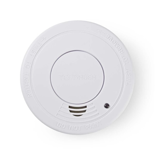Nedis Röklarm | Batteridriven | Batterilängd upp till: 1 år | EN 14604 | Med paus knapp | Med testknapp | 85 dB | ABS | Vit