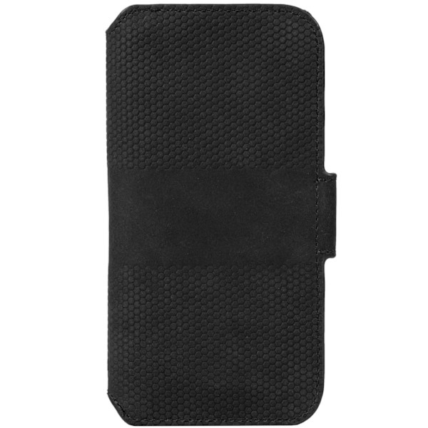 Krusell Leather Phone Wallet iPhone 13 Svart Svart