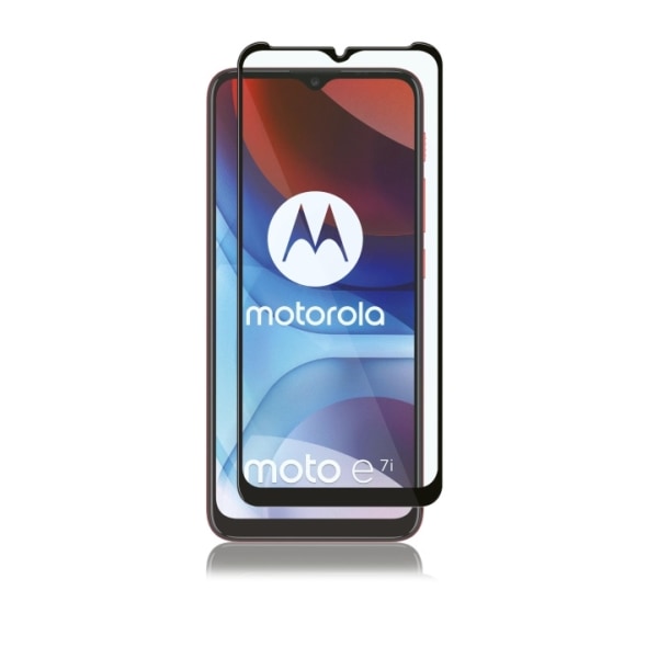 panssari Motorola Moto E71i/G10s/E7i Power/E7i FullFitBlack Transparent,Svart