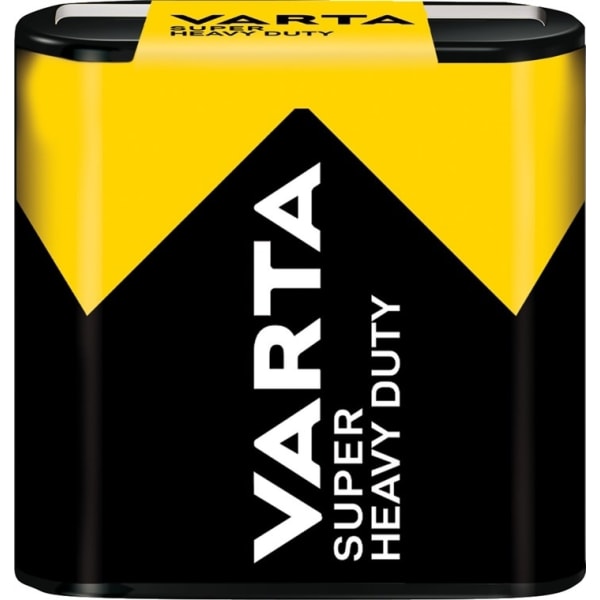 Varta 3R12/Flat (2012) batteri, 1 stk. i folie Zink- carbon batteri, 4,5 V