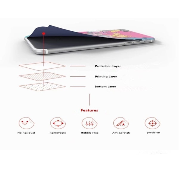 Skin för Iphone XR Cloudy - Mörkblå Blå