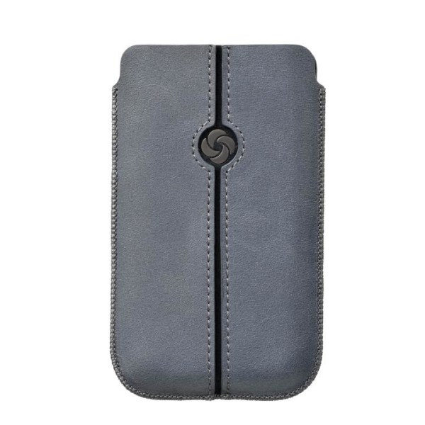 SAMSONITE Mobile Bag Dezir Leather Medium Grey Grå