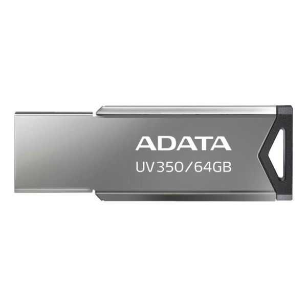 ADATA UV350 - USB flash drive - 64 GB - USB 3.2 Gen 1 - silver