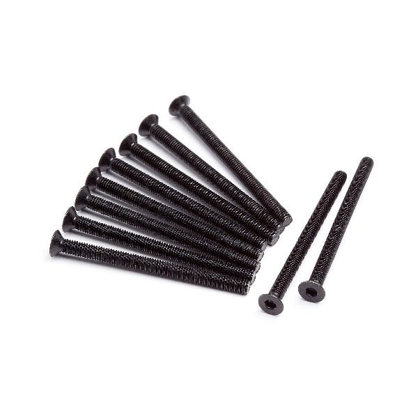 Flat Head Screw M3X40Mm (Hex Socket/10Pcs)