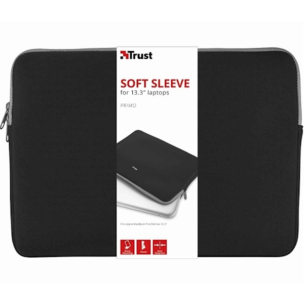 Trust Primo Soft Sleeve 13,3" Black