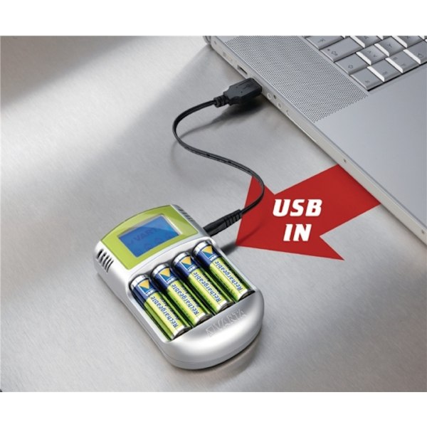 Varta Laddare LCD Power Play Grå
