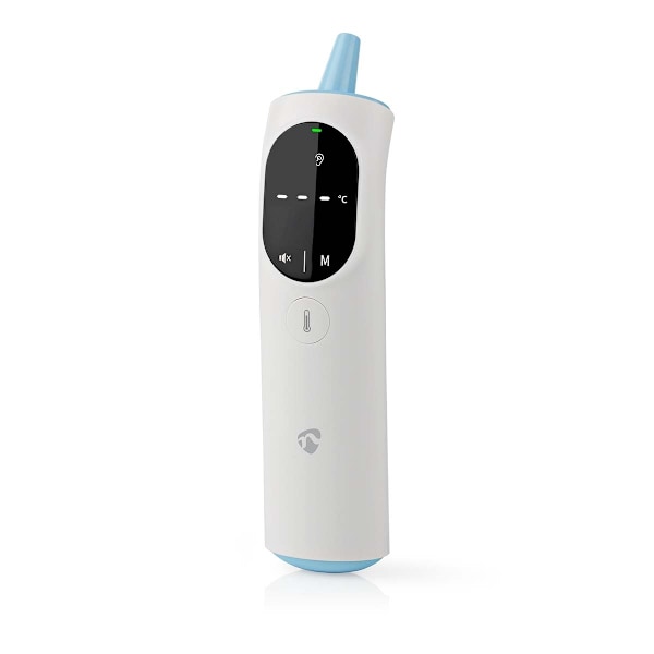 Nedis SmartLife Infraröd Termometer | LED Display | Öra / Pannan | Vit