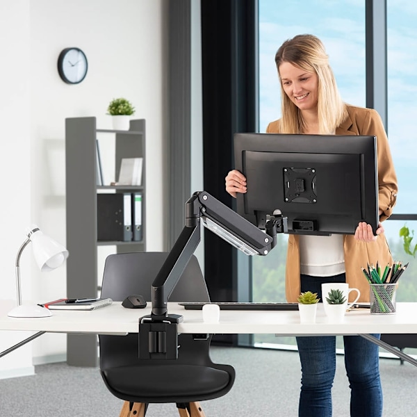Hama Monitorfäste Performer För En Monitor Dynamisk Svart