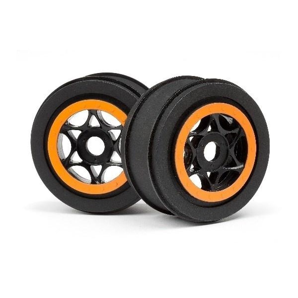 HPI Ah-64 Wheel Black/Orange (42X83Mm/2Pcs)