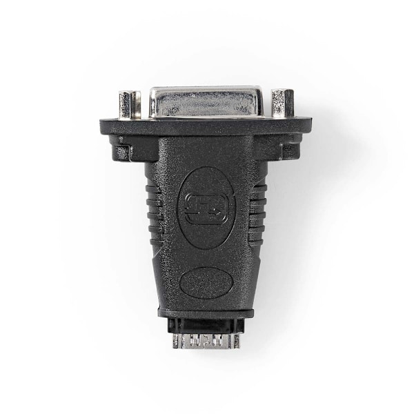 Nedis HDMI™ Adapter | HDMI™ Input | DVI-D 24+1-Pins Hun | Nikkelplateret | Lige | ABS | Sort | 1 stk. | Box