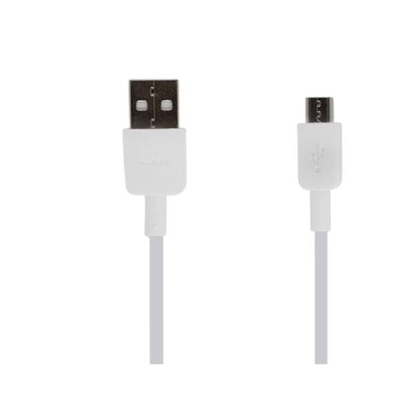 USB C-kabel, 1 m, Vit, Bulk