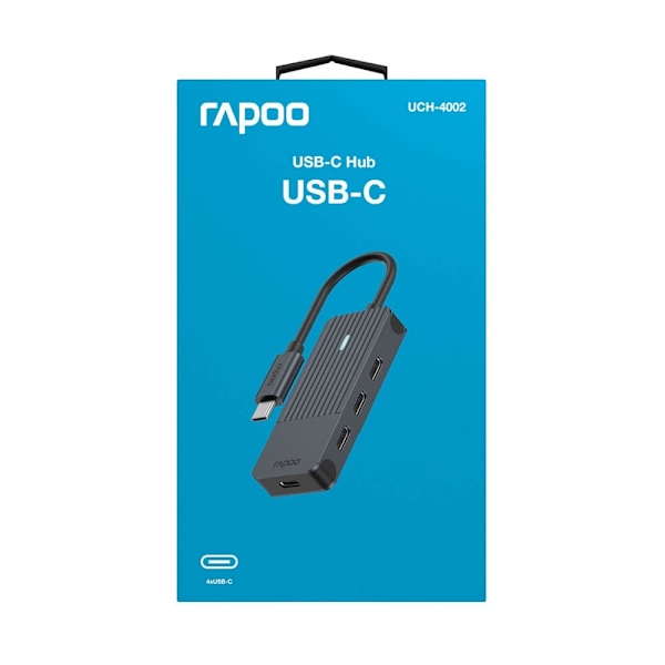 Rapoo UCH-4002 USB-C til USB-C Hub