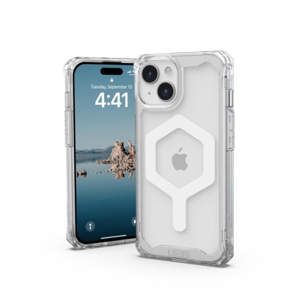 Urban Armour Gear iPhone 15 Plyo Magsafe - Is/Hvid Transparent