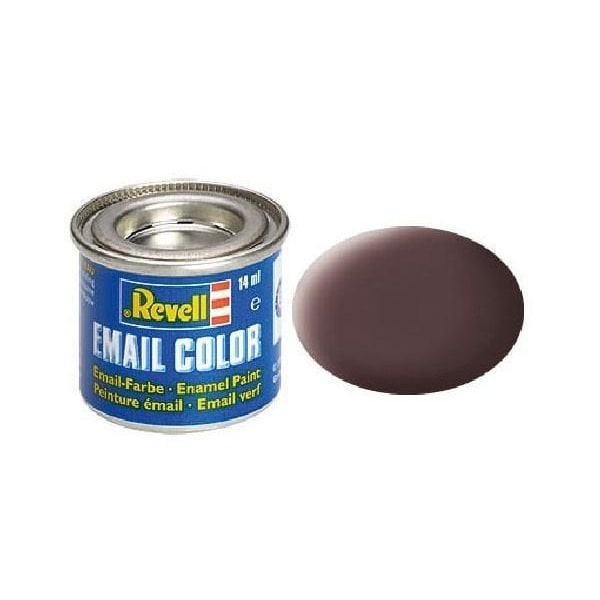 Revell Enamel 14 ml. leather brown mat Brun