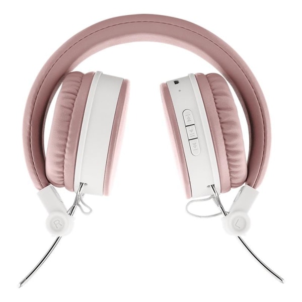 STREETZ Vikbart on-ear BT headset, 3.5 mm, rosa Rosa