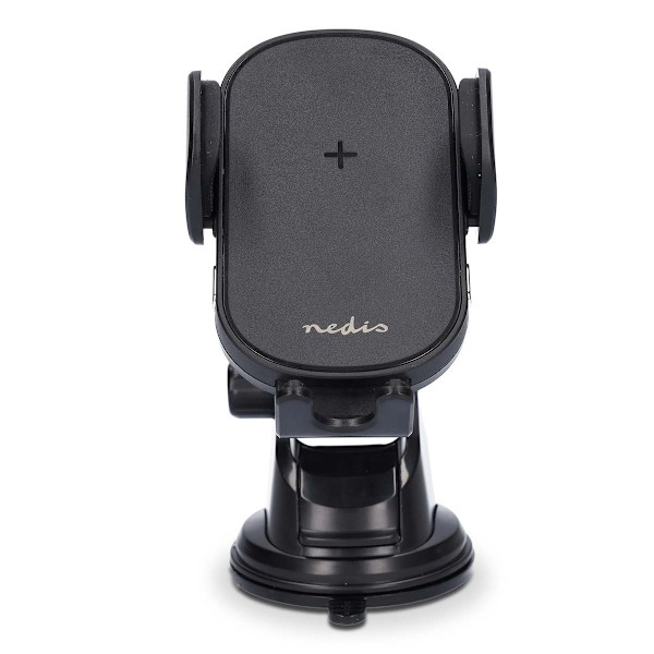 Nedis Trådlös billaddare | 7.5 / 10 / 15 W | 1.5 / 1.67 / 2 A | 1.00 m | FOD / Överhettningsskydd / Överspänning / Överström | USB Type-C™ | Kabel ing