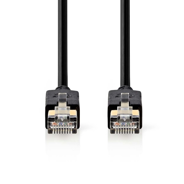 Nedis CAT6 Verkkokaapeli | RJ45 uros | RJ45 uros | F/UTP | 2.00 m | Pyöreä | LSZH / PVC | Antrasiitti | Laatikko