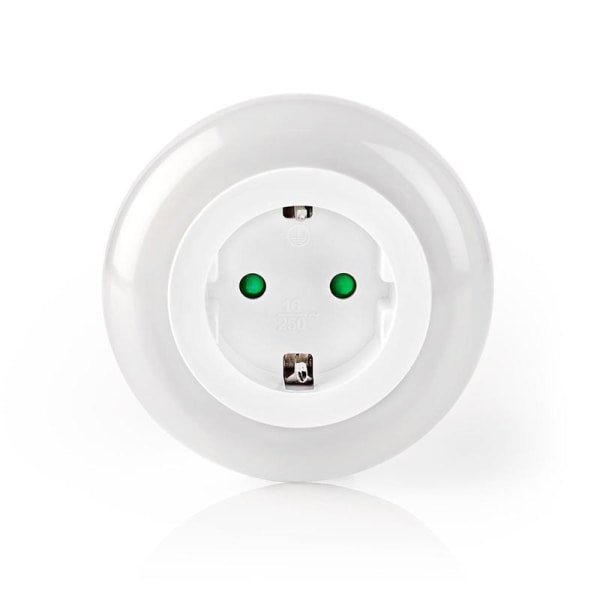 Nedis Plug-In LED natlys | Dag/nat sensor | 3680 W | 10 lm | Blå