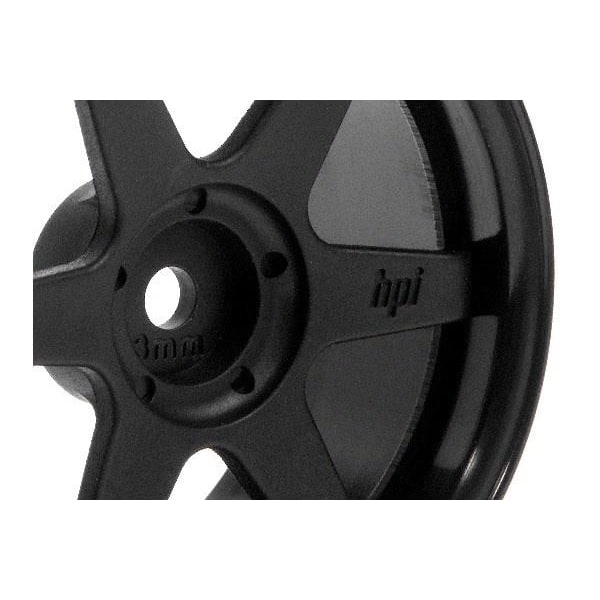 HPI Te37 Wheel 26Mm Black (3Mm Offset)